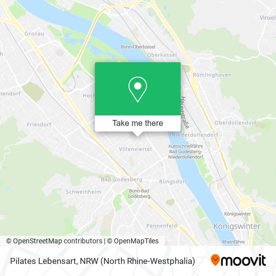 Pilates Lebensart map