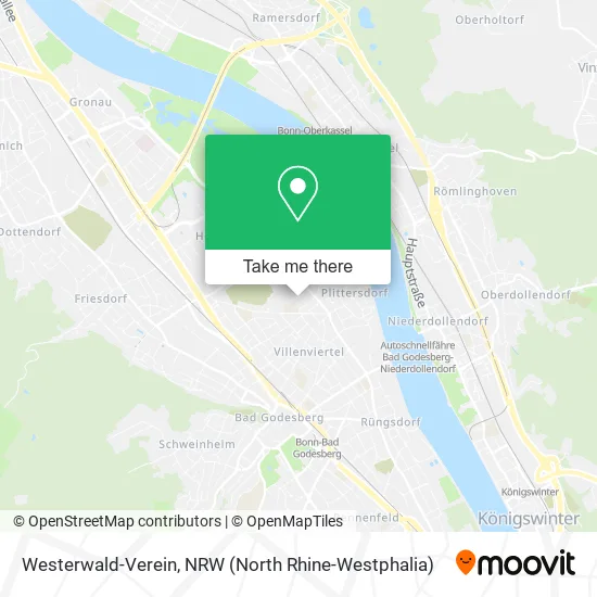 Карта Westerwald-Verein