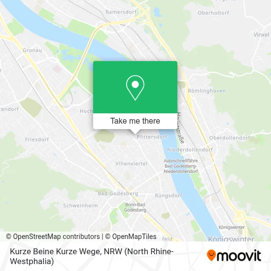 Kurze Beine Kurze Wege map