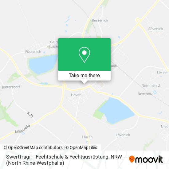 Swerttragil - Fechtschule & Fechtausrüstung map