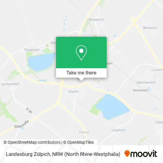 Карта Landesburg Zülpich