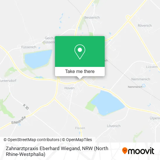 Карта Zahnarztpraxis Eberhard Wiegand