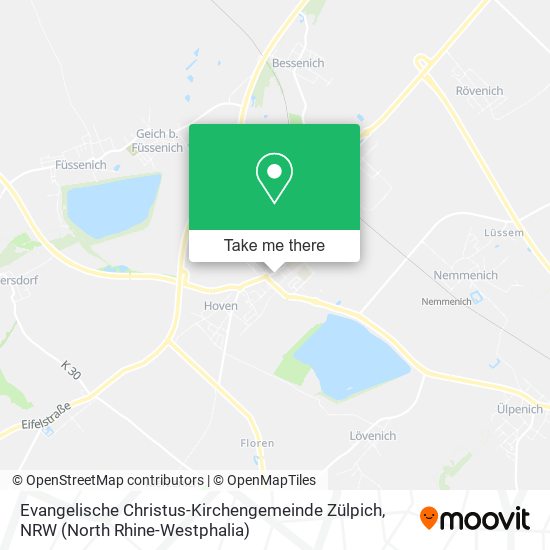 Evangelische Christus-Kirchengemeinde Zülpich map