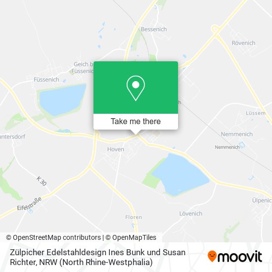 Zülpicher Edelstahldesign Ines Bunk und Susan Richter map
