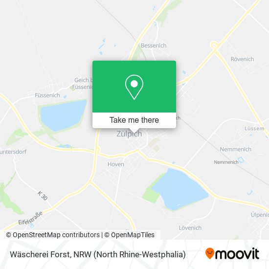 Wäscherei Forst map