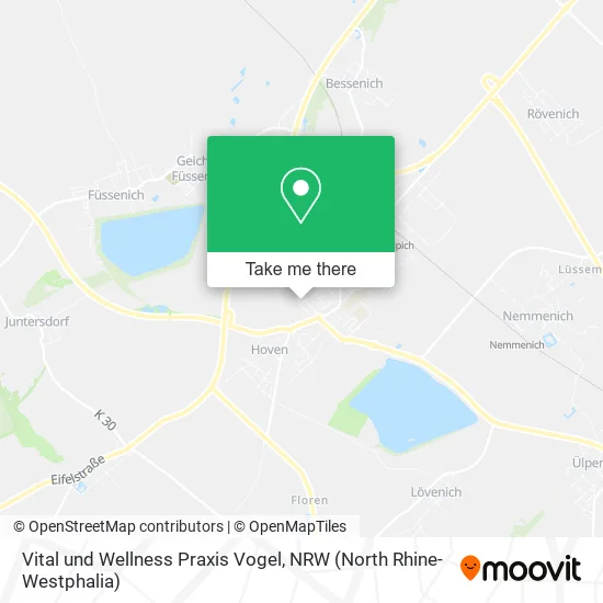 Карта Vital und Wellness Praxis Vogel