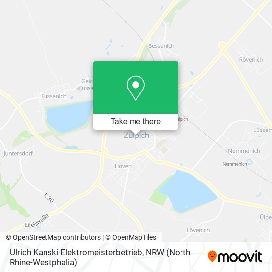 Ulrich Kanski Elektromeisterbetrieb map