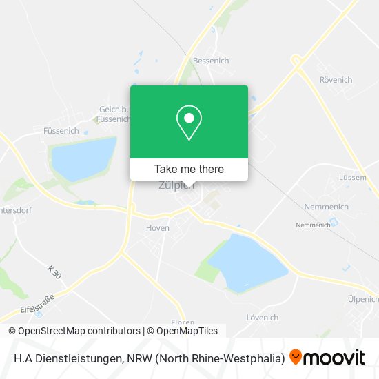 H.A Dienstleistungen map