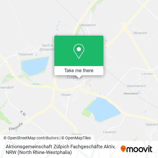 Aktionsgemeinschaft Zülpich Fachgeschäfte Aktiv map