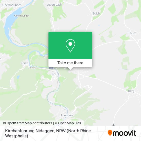Kirchenführung Nideggen map