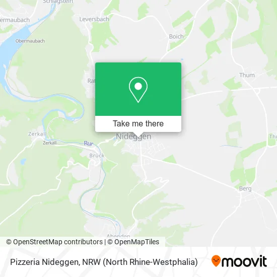 Карта Pizzeria Nideggen