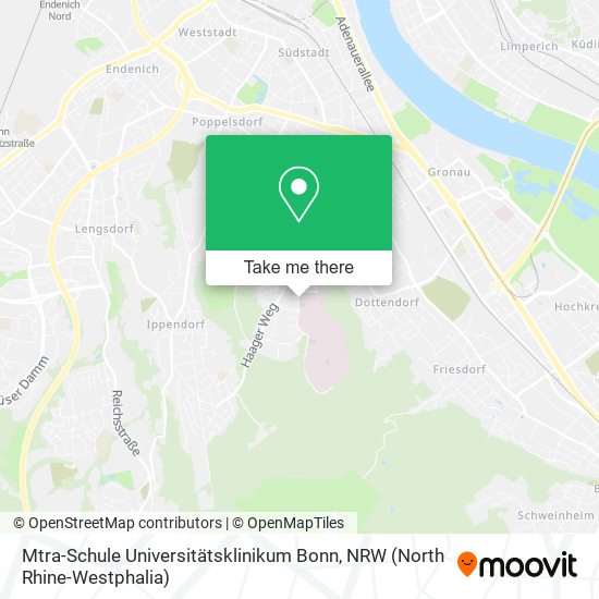 Mtra-Schule Universitätsklinikum Bonn map