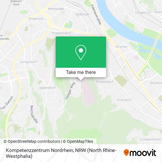 Kompetenzzentrum Nordrhein map