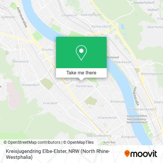 Kreisjugendring Elbe-Elster map