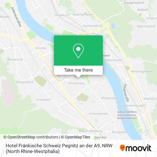 Hotel Fränkische Schweiz Pegnitz an der A9 map