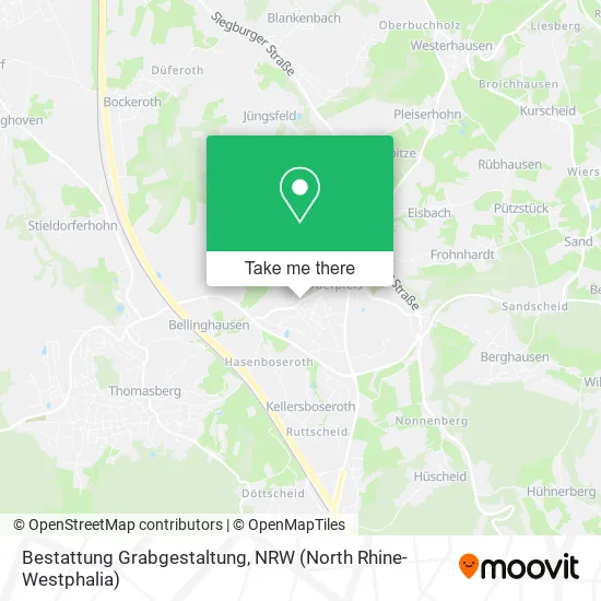 Карта Bestattung Grabgestaltung