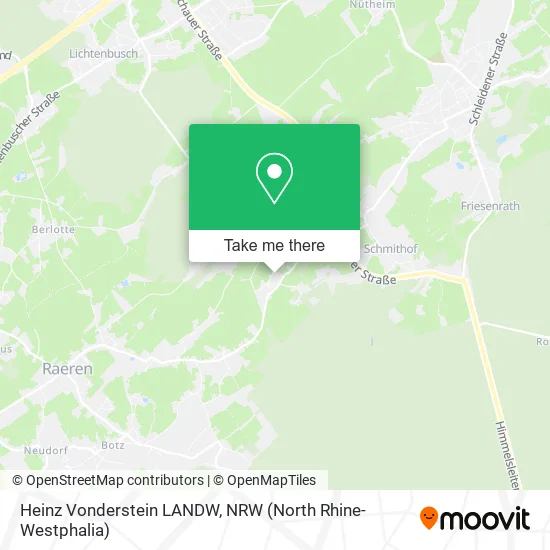 Карта Heinz Vonderstein LANDW