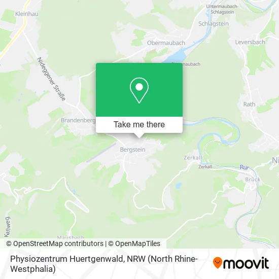Карта Physiozentrum Huertgenwald