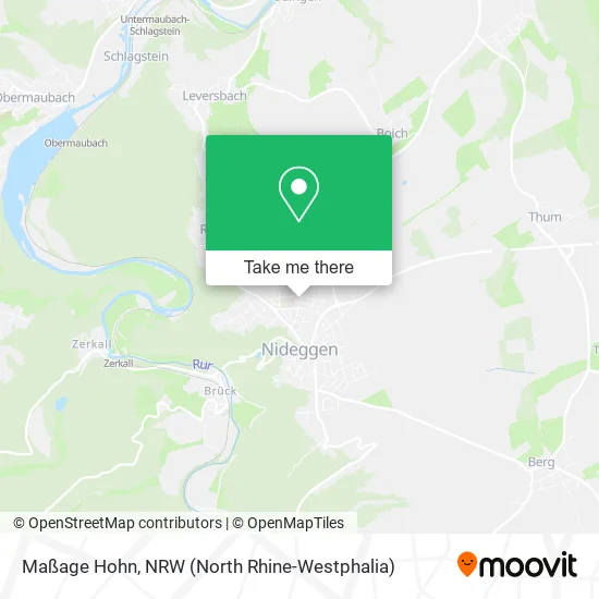 Карта Maßage Hohn