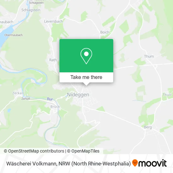 Карта Wäscherei Volkmann