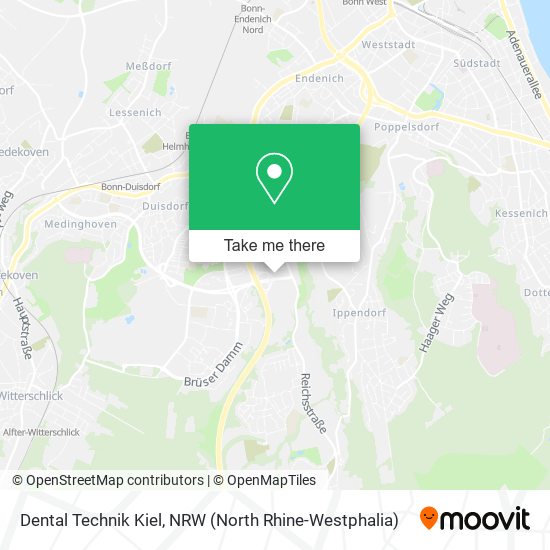 Dental Technik Kiel map