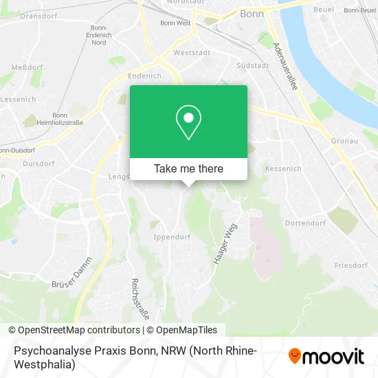 Psychoanalyse Praxis Bonn map