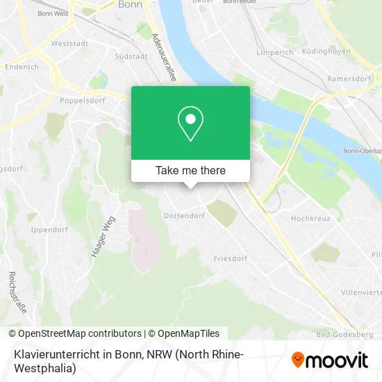 Карта Klavierunterricht in Bonn