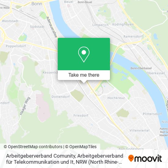 Arbeitgeberverband Comunity, Arbeitgeberverband für Telekommunikation und It map