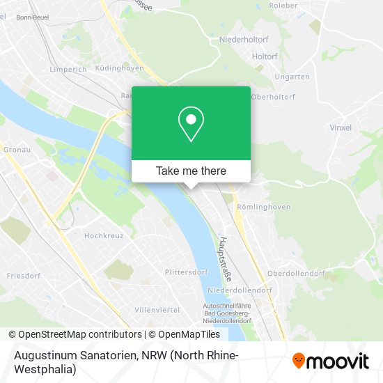 Augustinum Sanatorien map