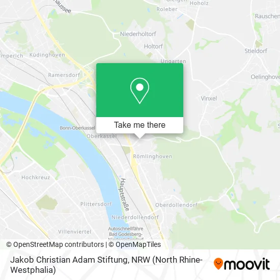 Карта Jakob Christian Adam Stiftung