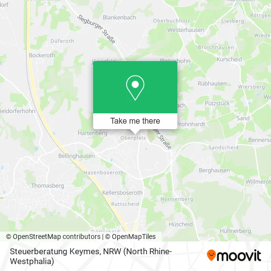 Карта Steuerberatung Keymes