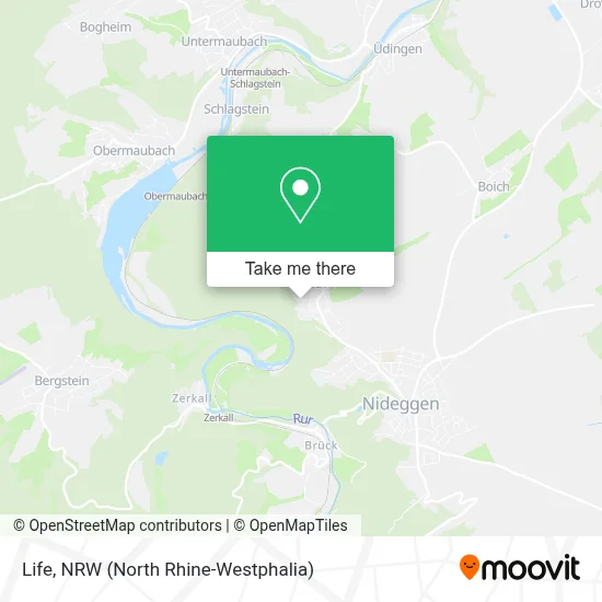 La Vita map