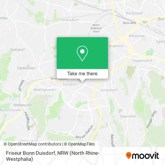 Карта Friseur Bonn Duisdorf