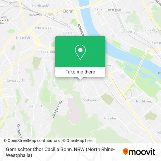 Gemischter Chor Cäcilia Bonn map