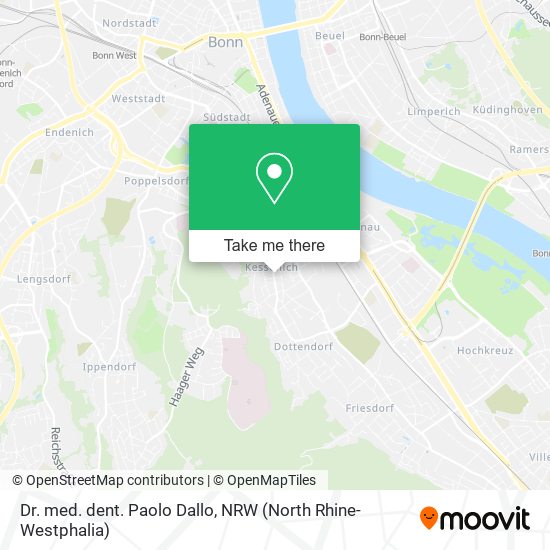 Dr. med. dent. Paolo Dallo map