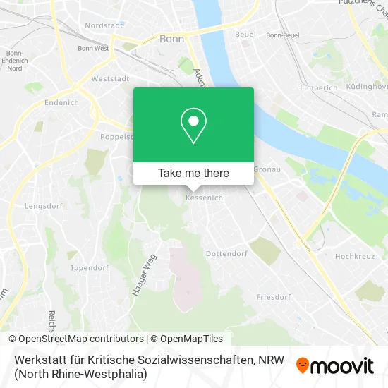 Карта Werkstatt für Kritische Sozialwissenschaften