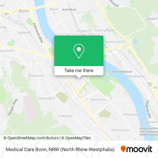 Medical Care Bonn map