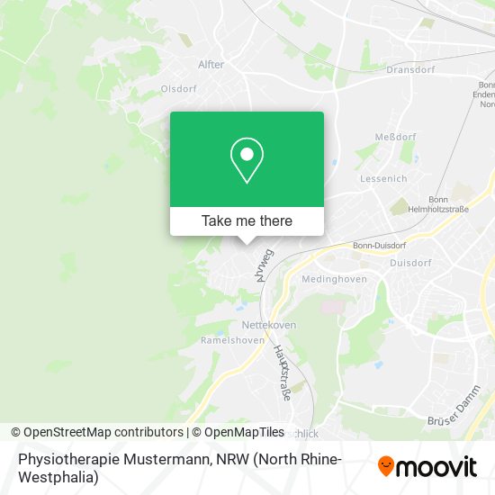 Physiotherapie Mustermann map