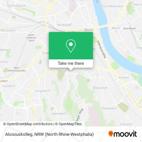 Карта Aloisiuskolleg