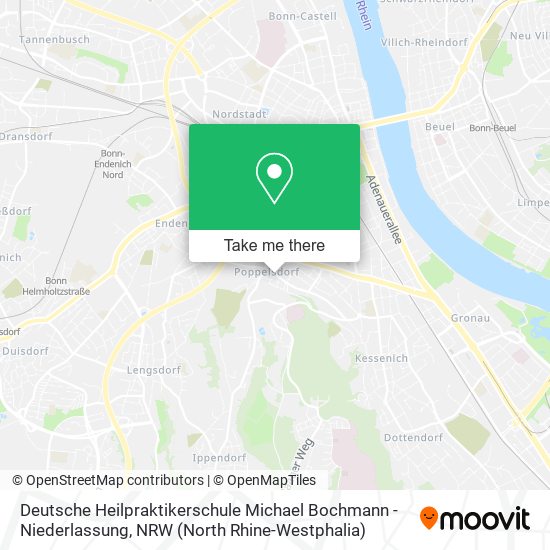 Deutsche Heilpraktikerschule Michael Bochmann - Niederlassung map