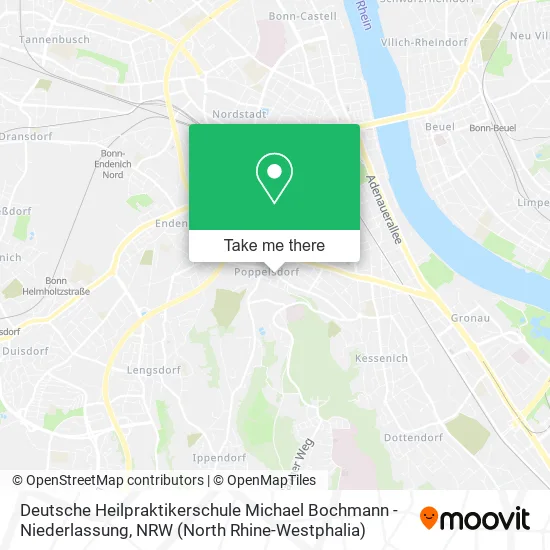 Карта Deutsche Heilpraktikerschule Michael Bochmann - Niederlassung