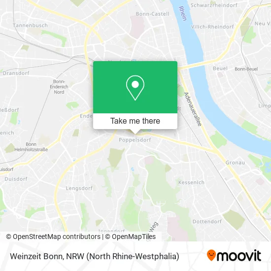 Карта Weinzeit Bonn