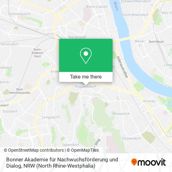 Bonner Akademie für Nachwuchsförderung und Dialog map