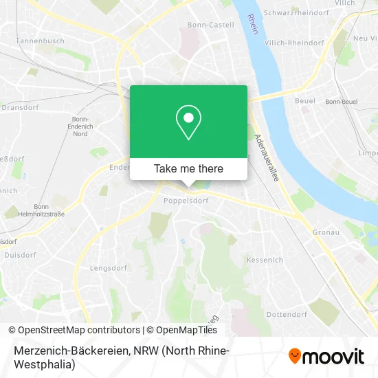 Карта Merzenich-Bäckereien