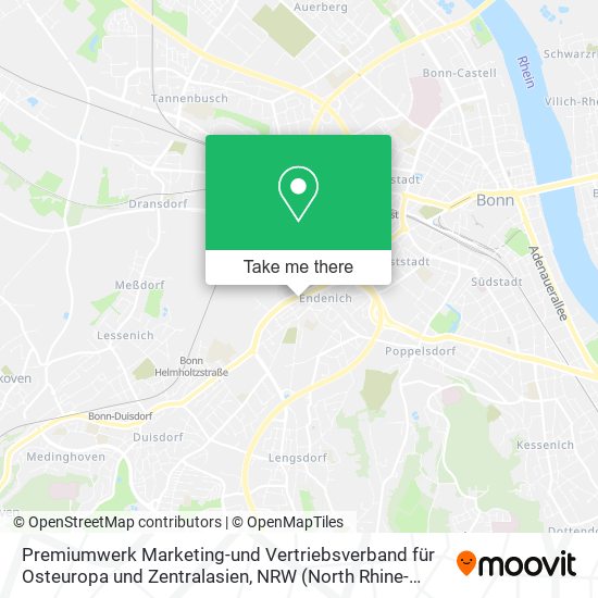 Premiumwerk Marketing-und Vertriebsverband für Osteuropa und Zentralasien map