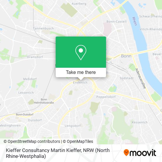 Kieffer Consultancy Martin Kieffer map