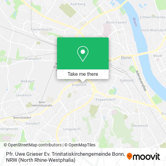 Pfr. Uwe Grieser Ev. Trinitatiskirchengemeinde Bonn map