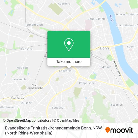 Карта Evangelische Trinitatiskirchengemeinde Bonn