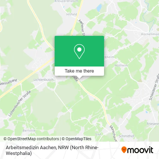 Карта Arbeitsmedizin Aachen