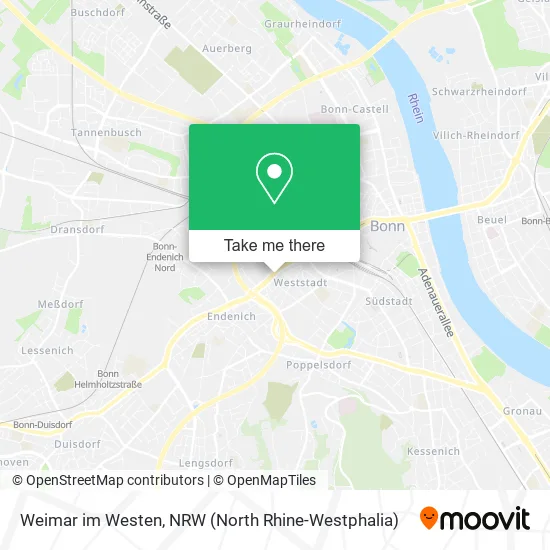 Карта Weimar im Westen